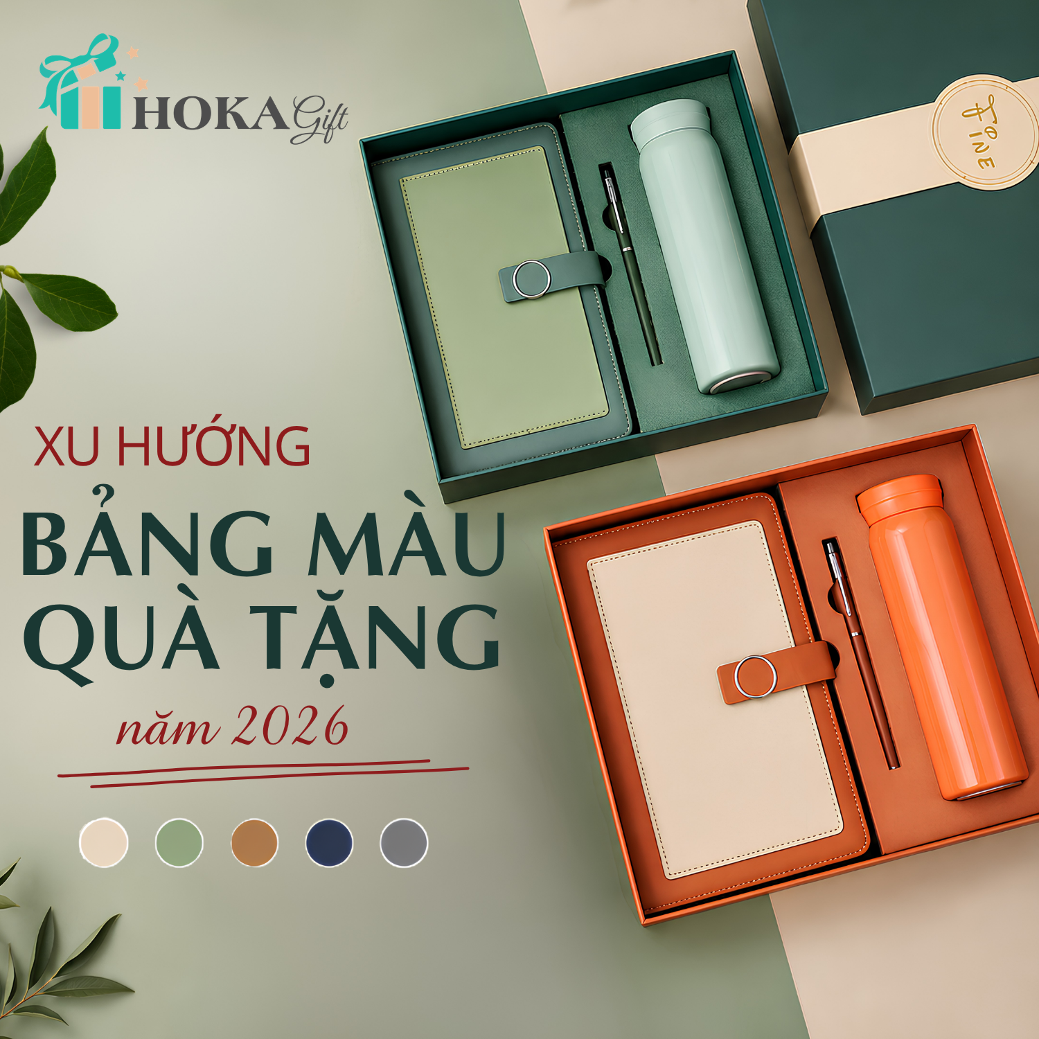 bảng màu quà tặng